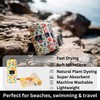 GESAR Ultra-Absorbent Microfiber Beach Towel: Sand-Free, Quick-Drying, Lightweight – Ideal