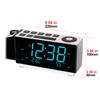 Projection Alarm Clock with FM Radio, Bluetooth, Temperature & Humidity