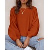 PRETTYGARDEN Womens Fall Sweaters 2024 Casual Loose Crewneck Ribbed Long