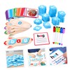 Kisangel 1 Set Alphabet Flash Cards Vowel Sorting Educational for