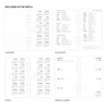2027 Week on Two Pages Diary Refill Compatible with Filofax