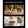 Digital Camera, Bextgoo 4K Vlogging Camera with 64GB Card, 48MP
