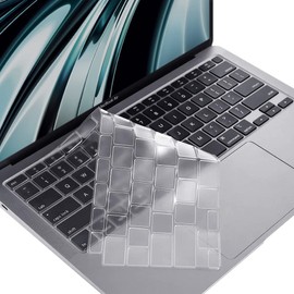 ProElife Keyboard Cover Skin for 2021 2020 MacBook Air 13 inch Apple M1 Chip A2337 / A2179 (Touch ID & U.S Enter) Keyboard Accessories Ultra Thin TPU Protector (Transparent Clear)