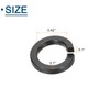 sourcing map M10 Split Lock Washer, 100Pcs Carbon Steel Spring