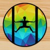 Ninja Warrior Inspired Obstacles Stickers Featuring Salmon Ladder, Jumping Spider