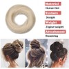 Hair Pieces, Real Hair Scrunchie For Hair Bun, 100% Remy