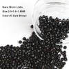 Nano Copper Micro Rings Dreadlock Beads Microlink nano micro tube