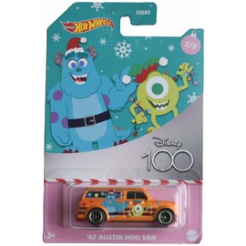 Hot Wheels '67 Austin Mini Van, Orange 2/5