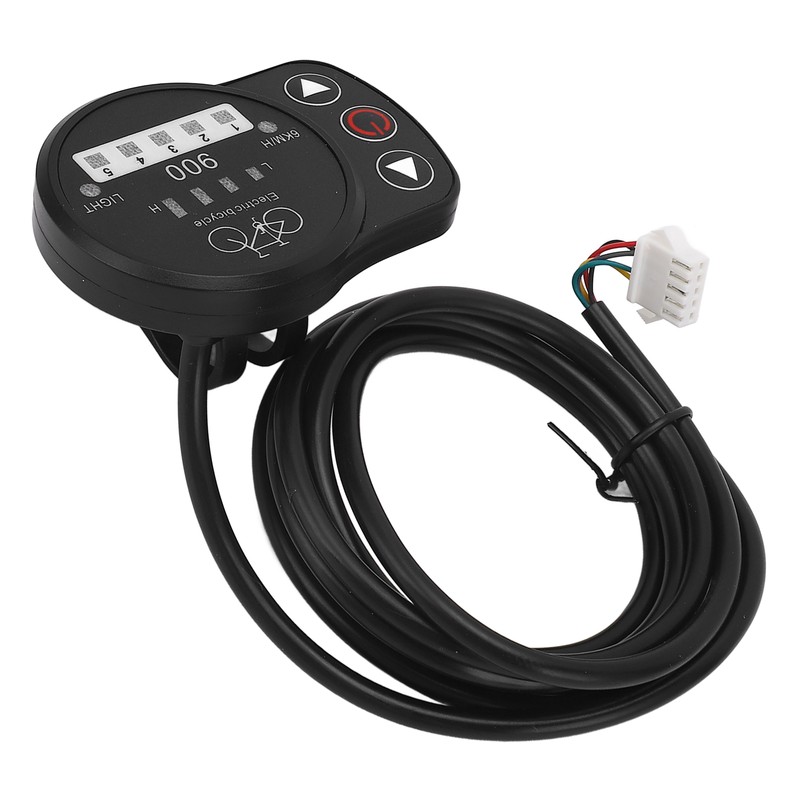 36V 48V Electric Bike LED Meter Speed Battery Power Headlight