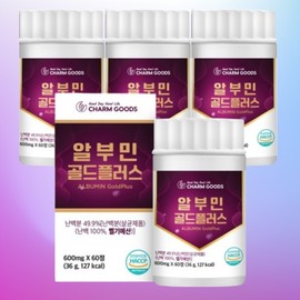 High-content Albumin Egg White Gold 60 tablets, 4 packs, Edible Albumin Plus Bee Tree Extract Powder / 고함량 알부민 난백 골드 60 정 4통 먹는알부민 플러스 벌나무추출분말