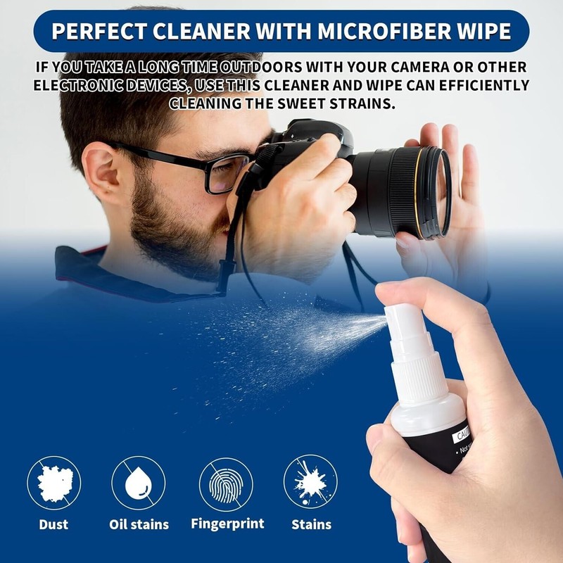 aispour Camera Lens Cleaning Kit, 10-in-1 Camera Cleaning Kit, Camera