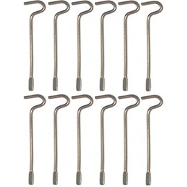 Interior Door Key Pin for Bedroom Doors Emergency Key for Interior Door Keys for Small Hole 12 Pack (Flat)