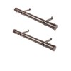 Rod Desyne SIDE150-7 1.5" Side Curtain Rod, 12-20 inch (Set
