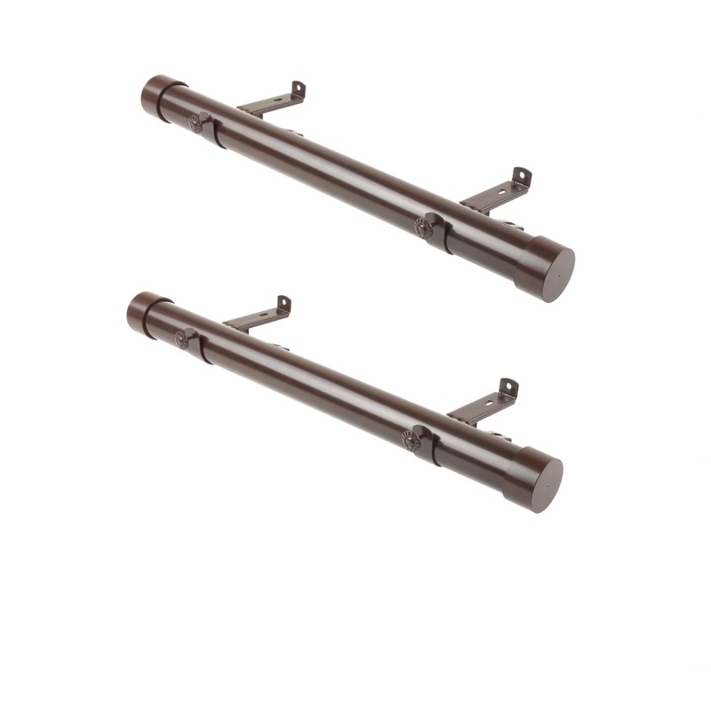 Rod Desyne SIDE150-7 1.5" Side Curtain Rod, 12-20 inch (Set