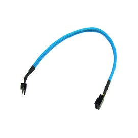 Phobya Verlängerung 3Pin Molex 30cm - UV Blau