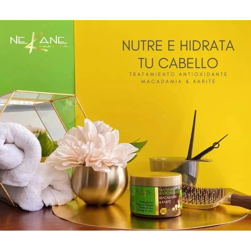 Tratamiento Antioxidante Macadamia Karité Nekane Nutre Hidrata Anti Frizz