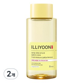 Illiyoon Fresh Moisture Lip & Eye Remover, 300ml, 2 pcs / 일리윤 프레쉬 모이스춰 립 & 아이 리무버, 300ml, 2개