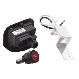 Gas Ignition Kit Push Button Igniter Assembly Replace Suitable for Weber 80462 Q100 Q120 Q200 Q220 Grill Replacement Parts