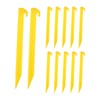 sourcing map Tent Stakes Plastic 30cm/12 Inch Lightweight Ground Pegs