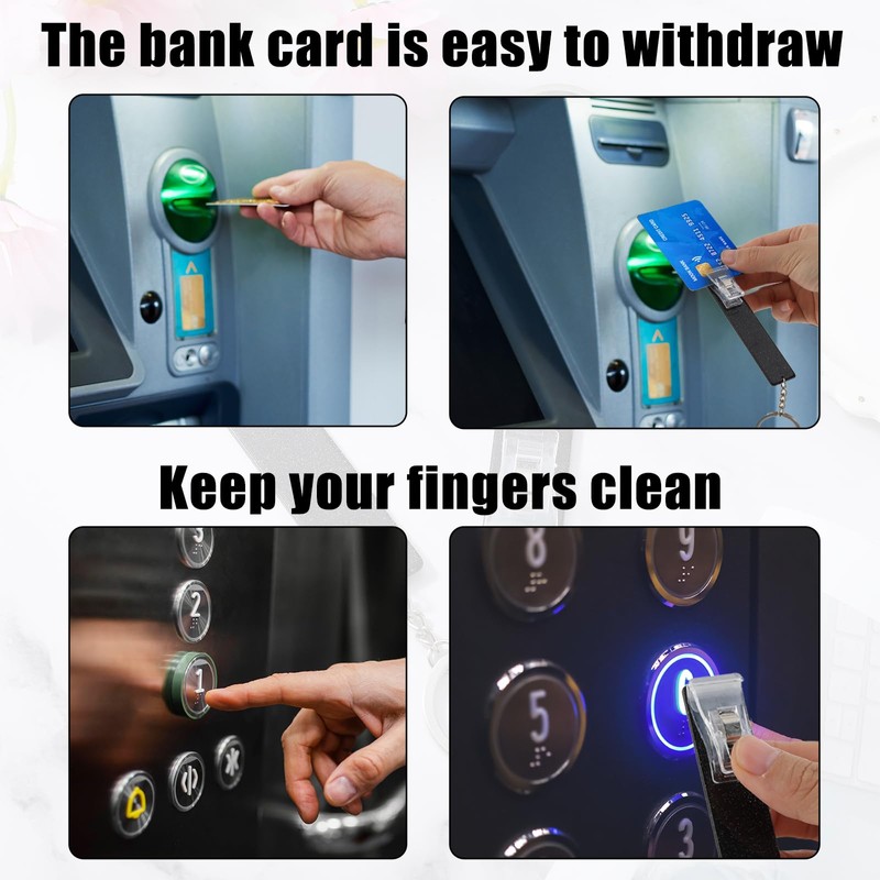 KALIONE 2 Packs Credit Card Puller, Debit Cards Grabber for