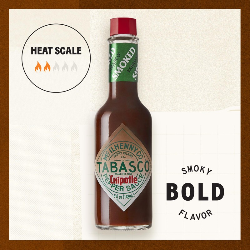 TABASCO® Brand Chipotle Pepper Sauce, 5 Fl oz (Pack of