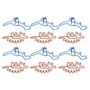 100Pcs Paper Clips Unique Dinosaur Shape Lightweight Portable Electroplating Process