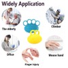 Hand Exercise Ball,2 Pack Stress Balls Finger Exerciser Grip Ball