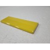 Daltile Sunflower Yellow Ceramic Tile Bullnose Backsplash Curved Edge Subway