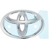 Toyota Genuine Parts Symbol Emblem Part Number 90975-02061