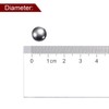 sourcing map 80pcs Precision Balls 9mm Diameter G10 Chrome Steel