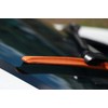 AutoTex Clix Wipers - Orange Carbon Fiber Automotive Wiper Blades