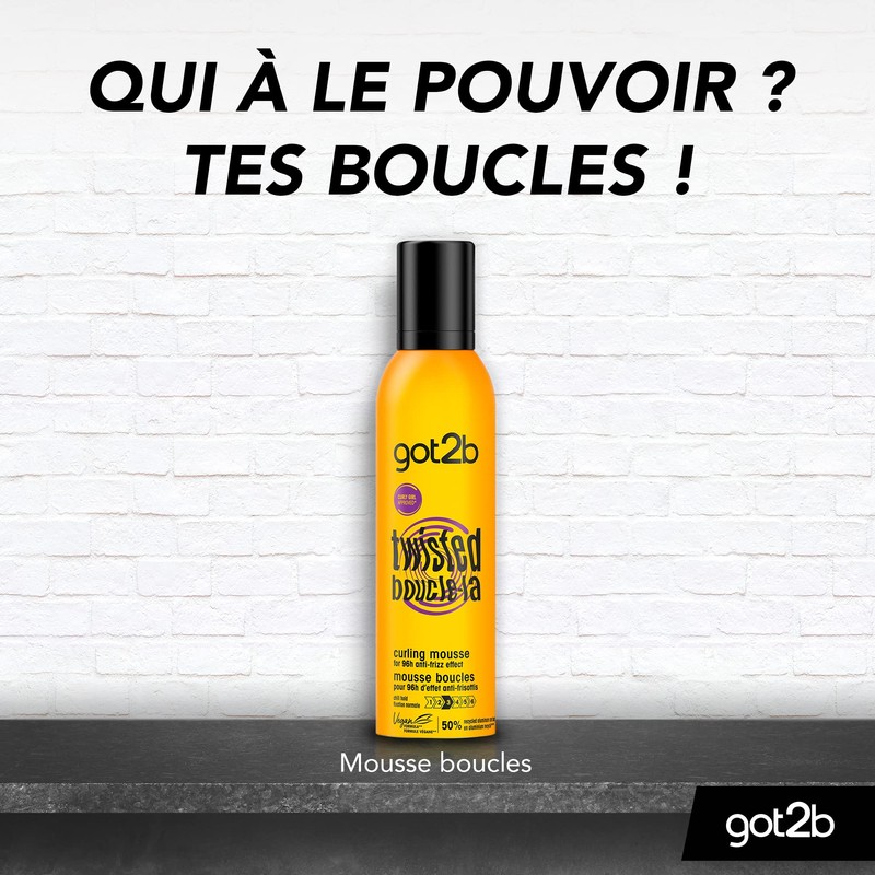 got2b Hairdressing foam for hair - curls - 250 ml.