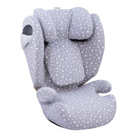 JYOKO Kids Bezug für Autositz Kompatibel mit Cybex Solution M und Pallas B - Fix (White Star)