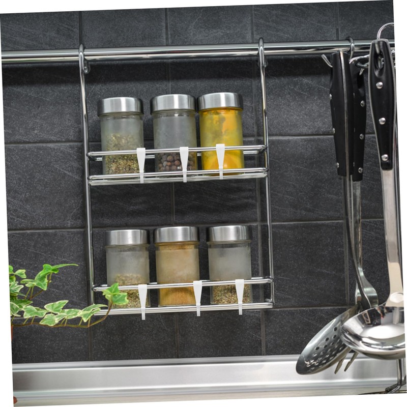 Kichvoe 6pcs Kitchen Wall Hooks Compact S Shape Plastic Hangers