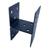 4 PCS Heavy Duty Steel Half Post Base Fit 4x4
