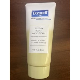 Eczema Relief Body Lotion, Chamomile Flower, Colloidal Oatmeal, 6 FL. OZ. Soothes Dry Itchy Skin, Deeply Moisturizes, Non Greasy, Gentle For All Skin Types