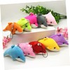 Toyvian Pack of 5 Dolphin Pendants Plush Dolphin Pendant Bag