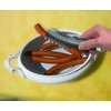 Fackelmann Stainless Steel Spaghetti Tongs, Silver, 19 x 11.8 x