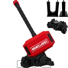 Craftsman Hammer #1 Mjolnir Thor's Hammer | 3D Printed Fan Art - Wall Mount