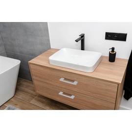 Meblando Furniture Handles, 10-Piece Set, Universal Cabinet Handles, Width 96 mm and 128 mm, Length 137 mm, Handles for Kitchen Cabinets, Handles Furniture, High-Quality Kitchen Door Handles, Drawer