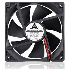GDSTIME 2 Pack 92mm x 92mm x 25mm 12V Dual Ball Bearings DC Brushless Cooling Fan 2Pin
