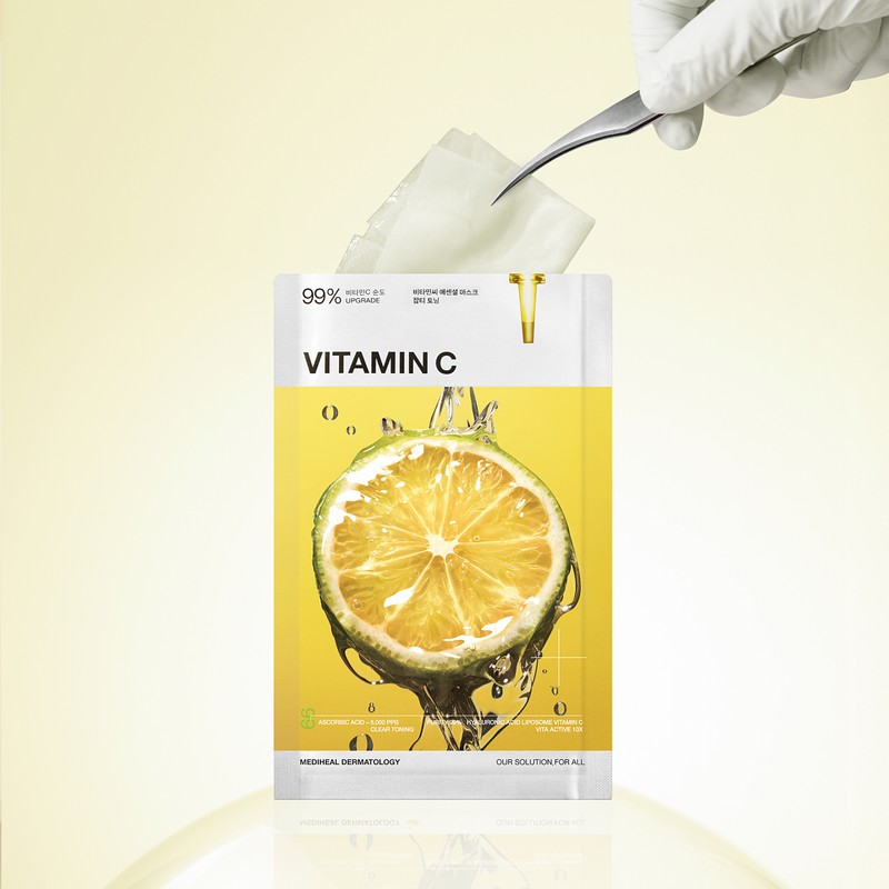 Mediheal Essential Mask Vitamin C, 10 Sheets, 2 Count