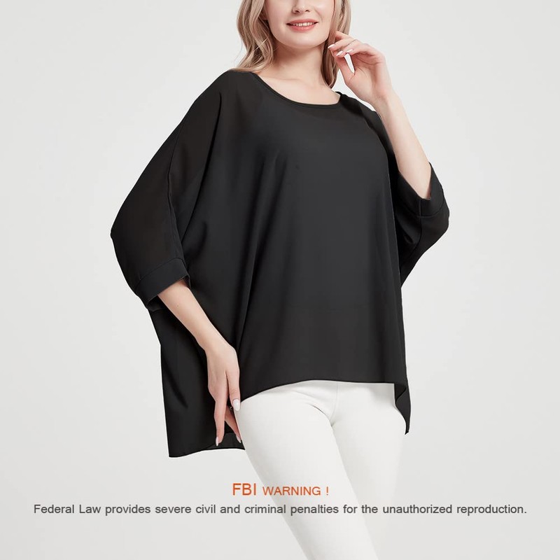 Women's Bohemian Style Summer Beach Lagenlook Top Kimono Loose Waterfall