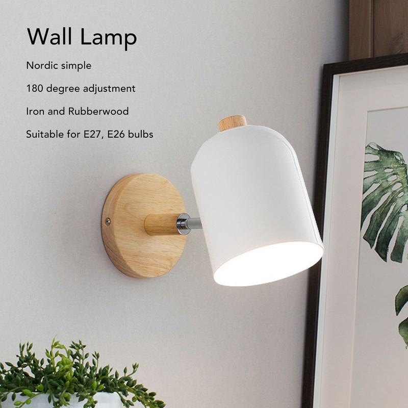 Wall Lamp Nordic Simple 180 Degree Adjustment Wall Light Fixtures