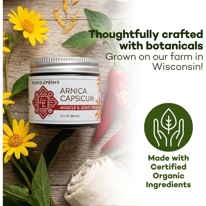 Arnica Capsicum Cream produced by Four Elements
