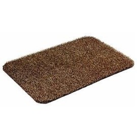 Clean Machine Door Mat Plus Flair 17.5" X 23.5" Taupe Astroturf