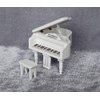 Miniature Piano for Dollhouse Furniture Upright Grand Piano with Stool