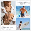 Puka Shell Necklace for Men Summer Beach Sufer Necklace for