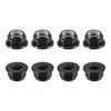 sourcing map Nylon Insert Hex Lock Nuts, 8pcs - M4