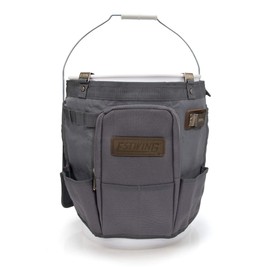 Estwing 28-Compartment 5-gallon Bucket Tool Organizer/Tool Bag, Durable Polyester, Heavy-Duty Steel Hangers, Zippered Pocket, 16 Open-top Pockets, 11 Tool Loops, Buckle Security Strap